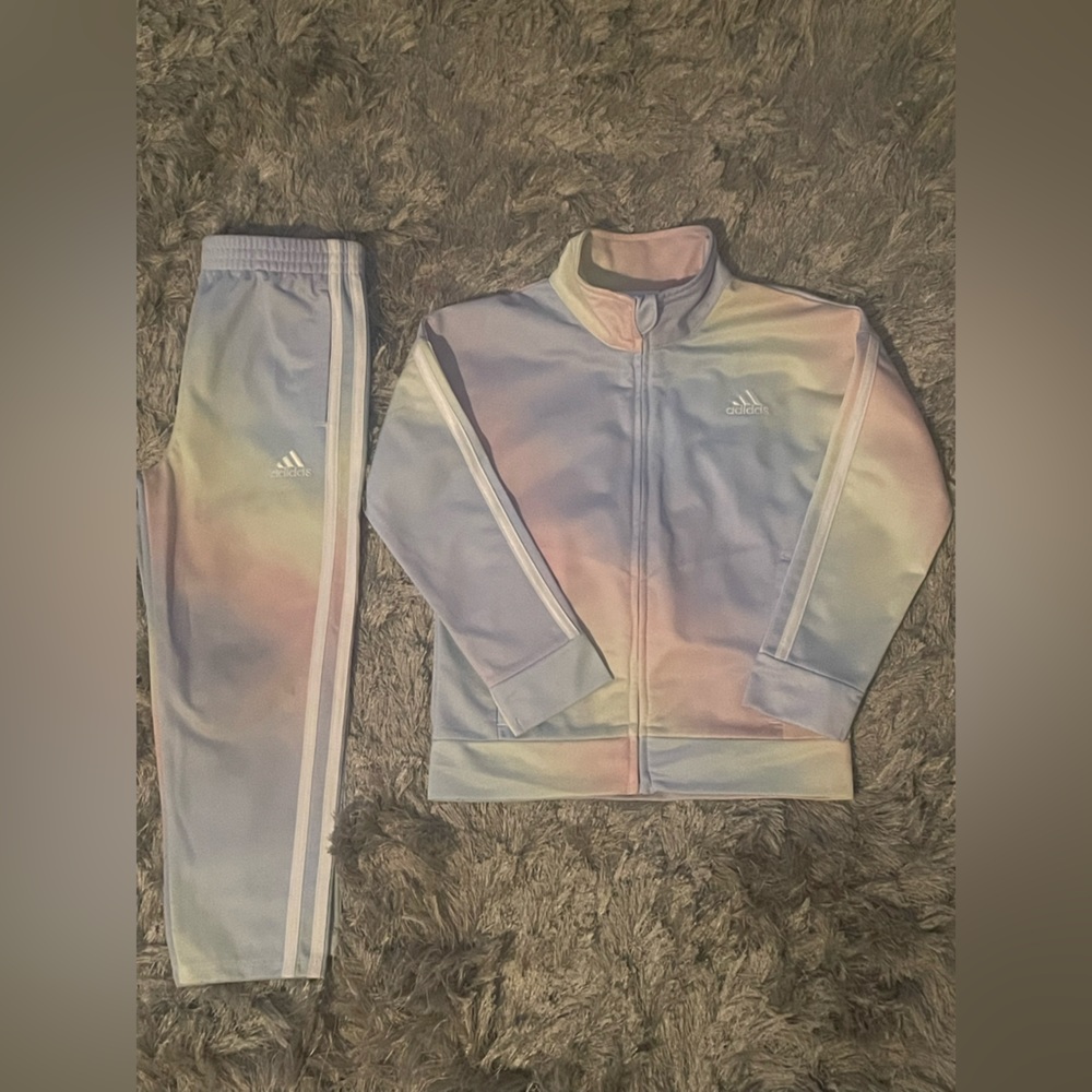 Girls Adidas track suit